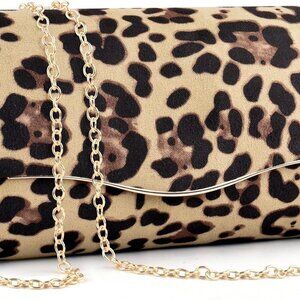 Clutch Purses for Women, Formal Evening Bags Suede Shoulder Envelope Party Handb